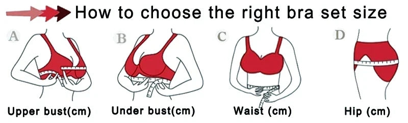 Flirty Beaded Floral Lace Bra & Panty – Sexy Hollow-Out Lingerie Set